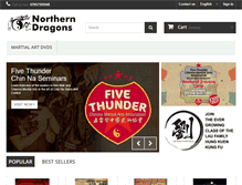 Tablet Screenshot of northern-dragons.com